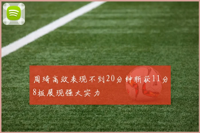 周琦高效表现不到20分钟斩获11分8板展现强大实力